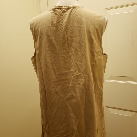 NwithoutT Coldwater Creek Beaded Origami Tank - Picture 3 of 6